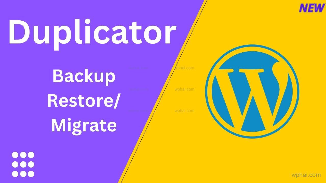 Duplicator Pro-网站搬家数据备份迁移WordPress插件[更至v4.5.21]