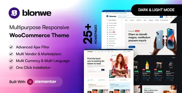 Blonwe-多用途跨境电商网站模板WordPress主题[更至v1.2.2]