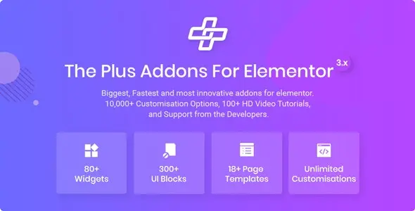 The Plus Addons Pro-最受欢迎的Elementor扩展插件[更至v6.2.4]