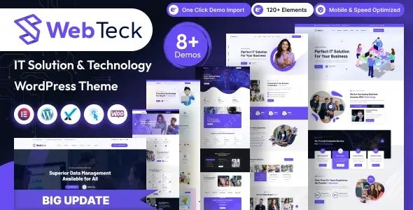 Webteck-互联网IT科技公司网站模板WordPress主题[更至v1.0.0]