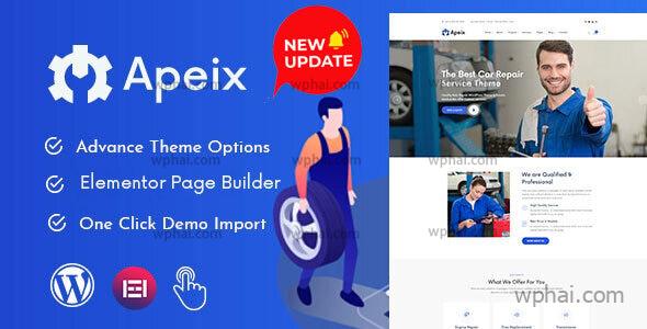 Apeix主题-汽车修理维修保养服务中心WordPress主题[更至v2.0.1]