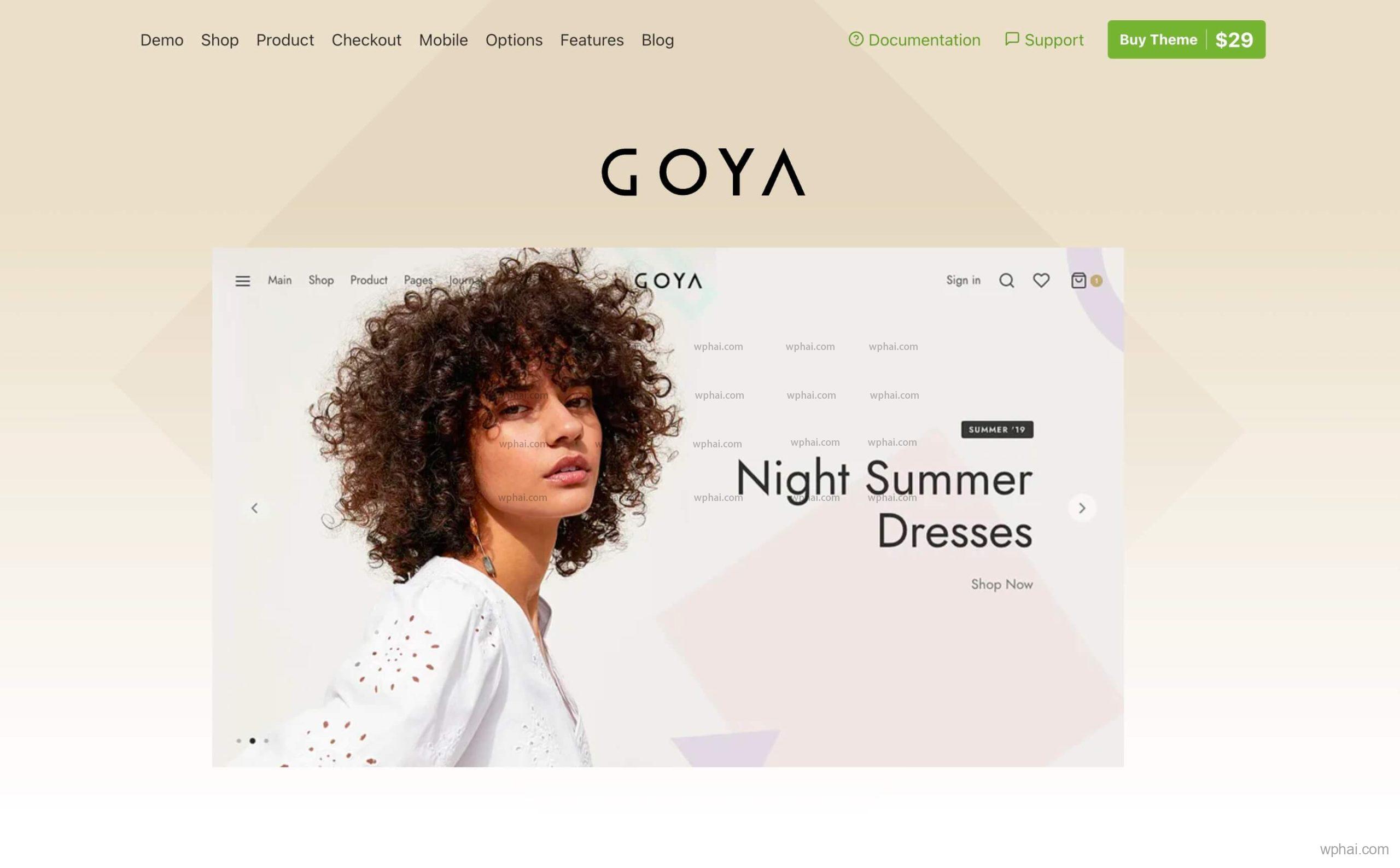 【精】Goya–简约多功能商城WooCommerce主题[更至v1.0.8.28]