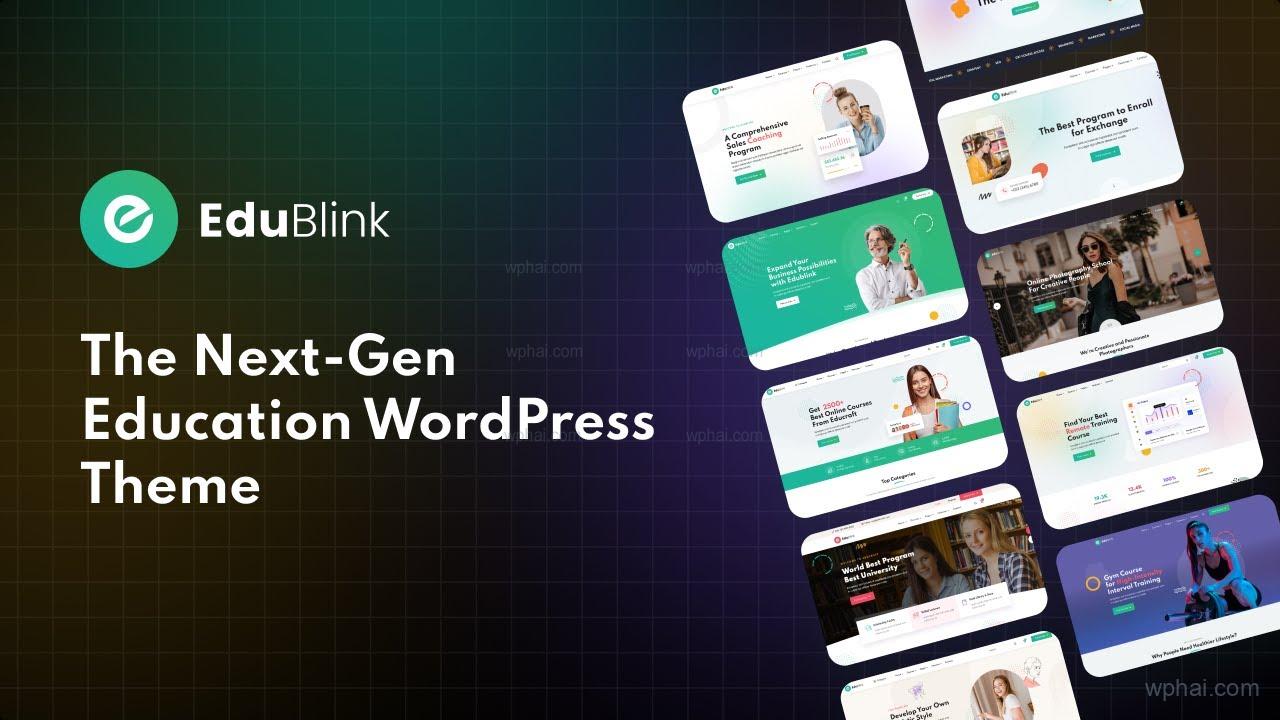 EduBlink-在线课程教育培训网校WordPress主题[更至v1.0.21]