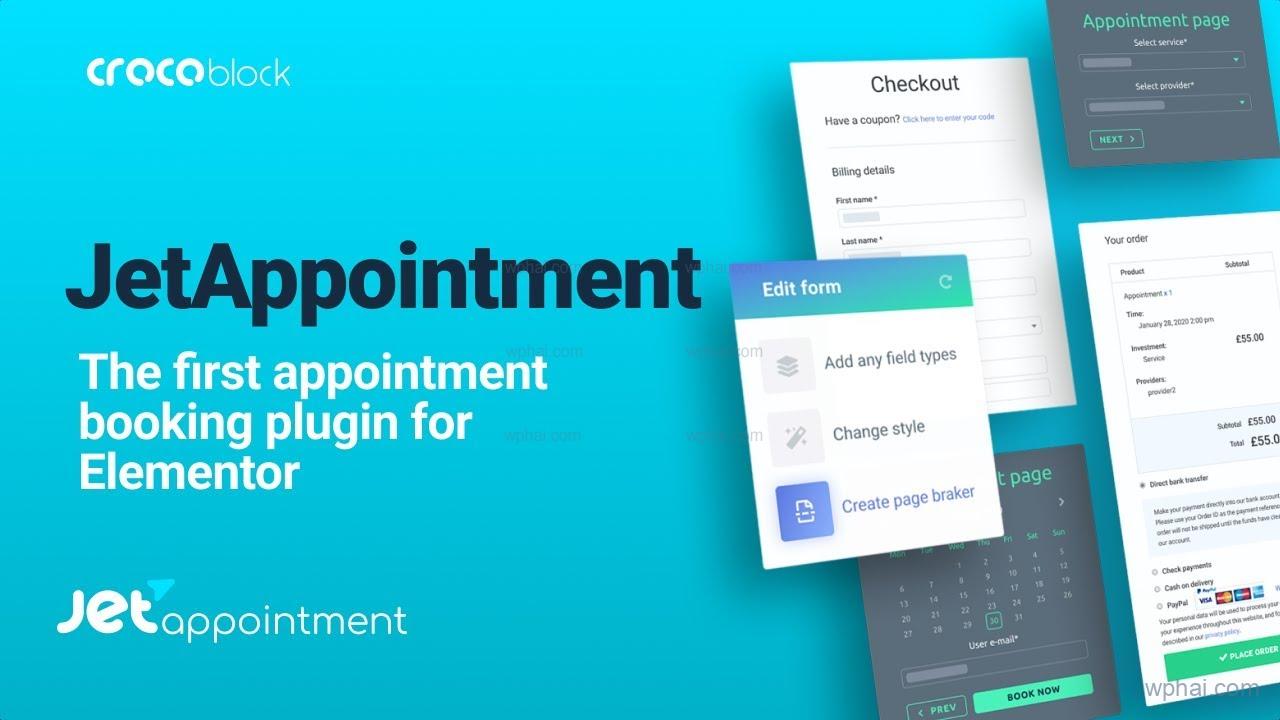 JetAppointment-在线预约预定WordPress插件[更至v2.1.8]